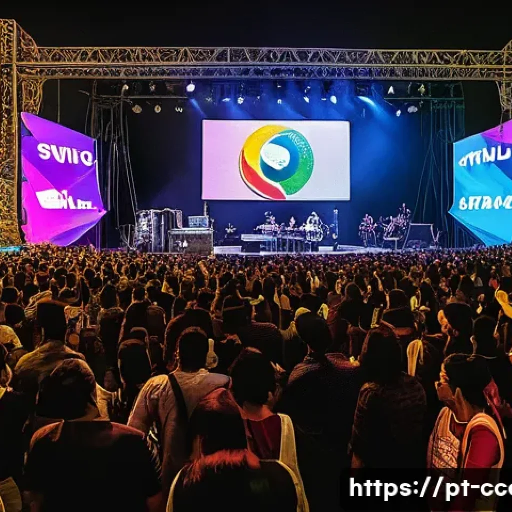 문화콘텐츠 기획사 근무 경험담 - A vibrant cultural event scene in S&atilde;o Paulo, Brazil, showcasing diverse musical styles popular local...